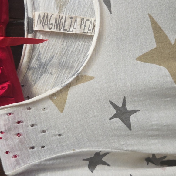 Magnolia Pearl Starry Night Dress - Cream, Grey, And Tan - Picture 3 of 5